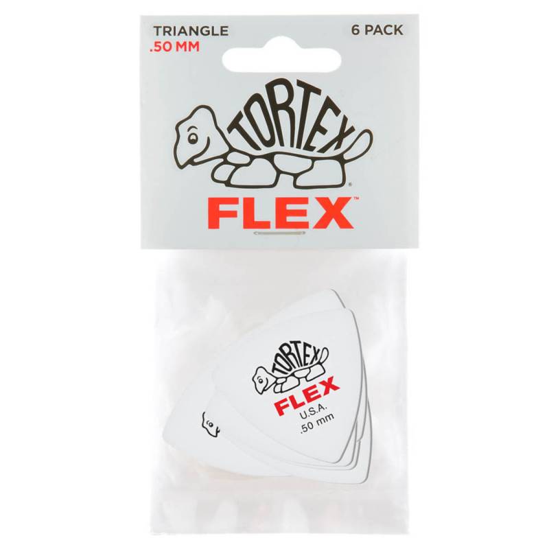 Медиаторы Dunlop 456P.50 Tortex Flex Triangle Player's Pack 0.50 mm (6 шт.)