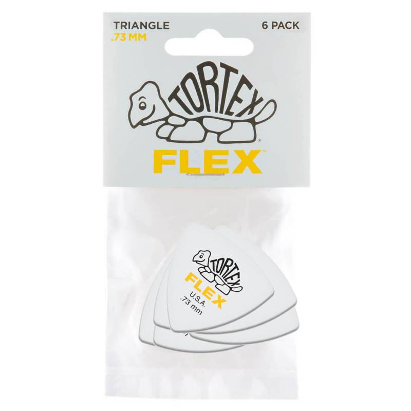 Медіатори Dunlop 456P.73 Tortex Flex Triangle Player's Pack 0.73 mm (6 шт.)