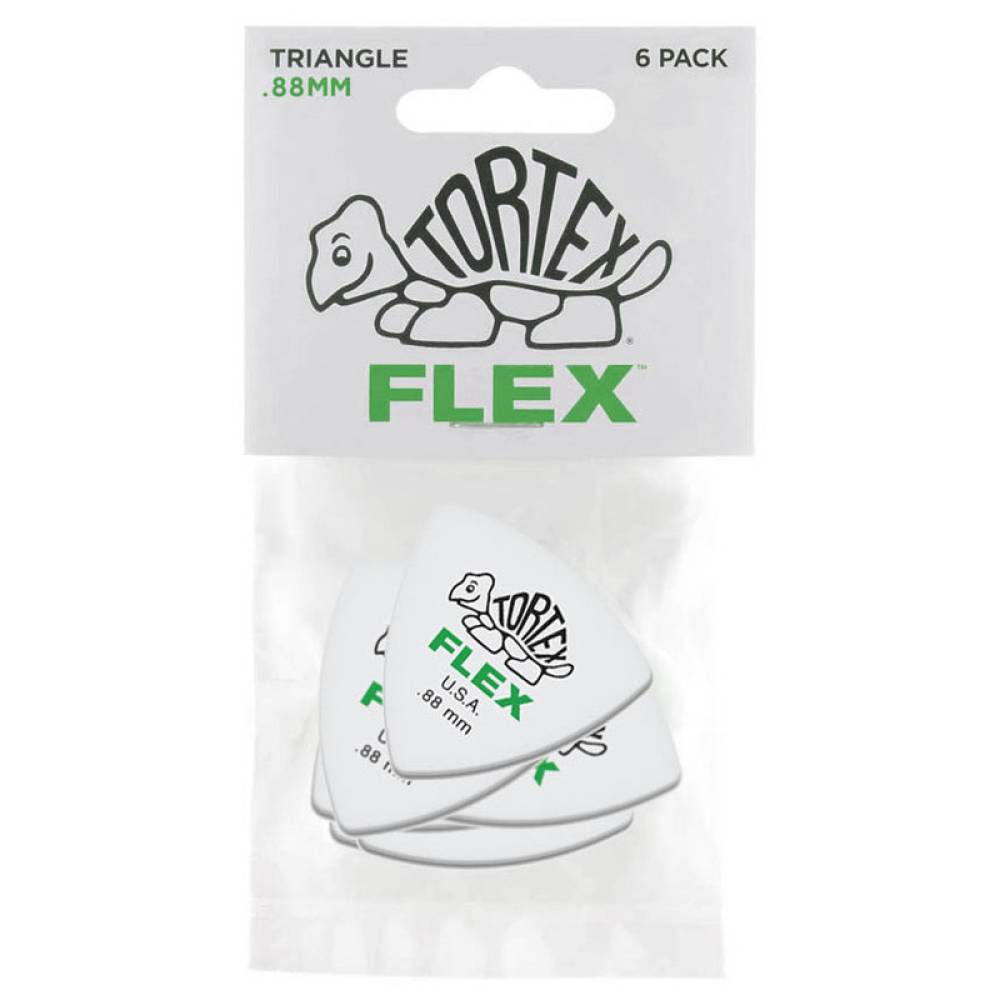 Медіатори Dunlop 456P.88 Tortex Flex Triangle Player's Pack 0.88 mm (6 шт.)