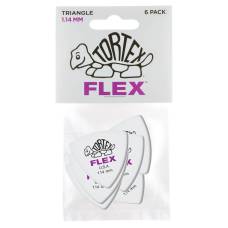Медіатори Dunlop 456P1.14 Tortex Flex Triangle Player's Pack 1.14 mm (6 шт.)