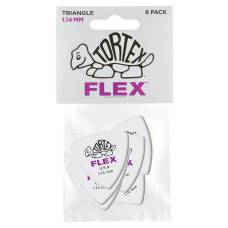 Медіатори Dunlop 456P1.14 Tortex Flex Triangle Player's Pack 1.14 mm (6 шт.)