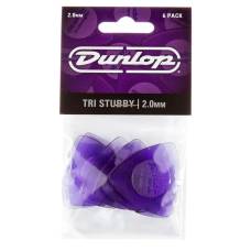 Медіатори Dunlop 473P2.0 Tri Stubby Player's Pack 2.0 mm (6 шт.)