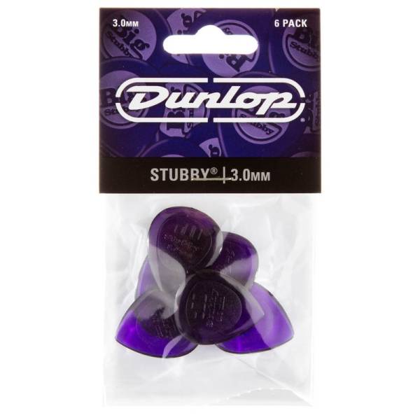 Медиаторы Dunlop 474P3.0 Stubby Jazz Player's Pack 3.0 mm (6 шт.)