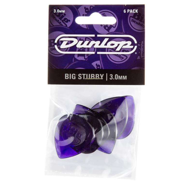 Медиаторы Dunlop 475P3.0 Big Stubby Player's Pack 3.0 mm (6 шт.)