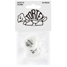 Медіатори Dunlop 478P0.73 Tortex White Jazz III Player's Pack 0.73 mm (12 шт.)