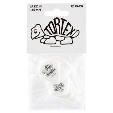 Медіатори Dunlop 478P1.35 Tortex White Jazz III Player's Pack 1.35 mm (12 шт.)