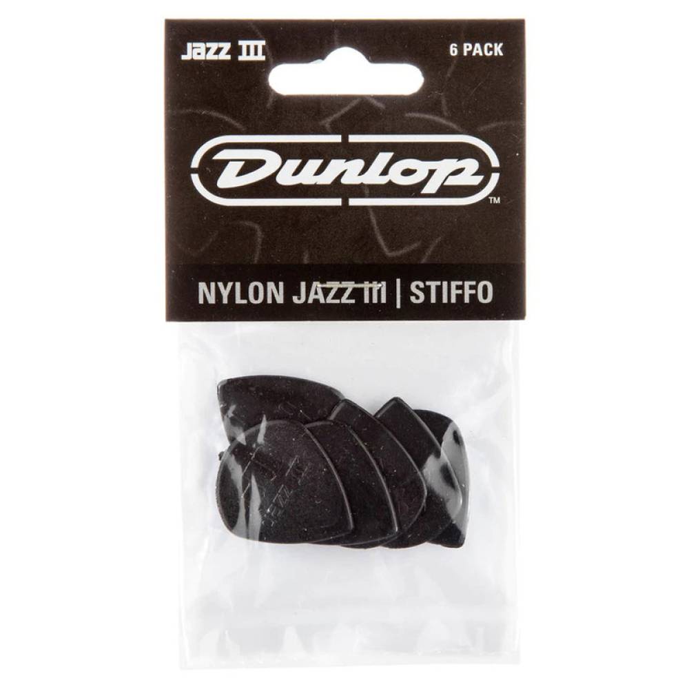 Медіатори Dunlop 47P3S Jazz III Stiffo Player's Pack (6 шт.)
