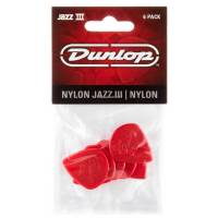 Медіатори Dunlop 47P3N Nylon Jazz III Red Nylon Player's Pack (6 шт.)