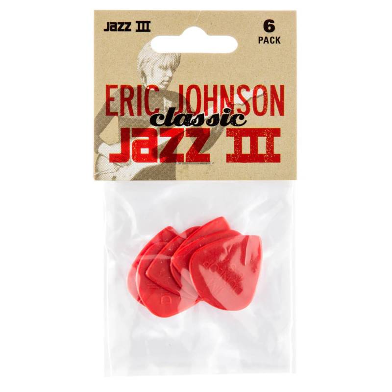 Медіатори Dunlop 47PEJ3N Eric Johnson Jazz III Player's Pack (6 шт.)