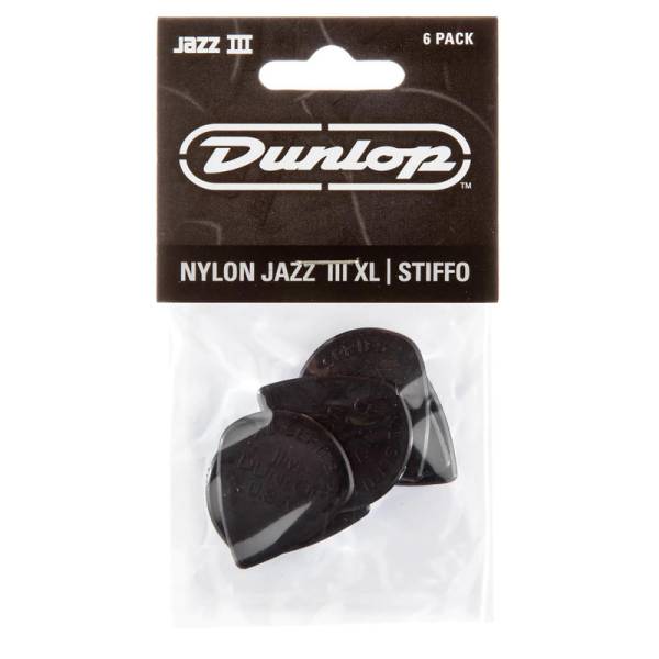 Медиаторы Dunlop 47PXLS Nylon Jazz III Player's Pack 1.38 mm (6 шт.)