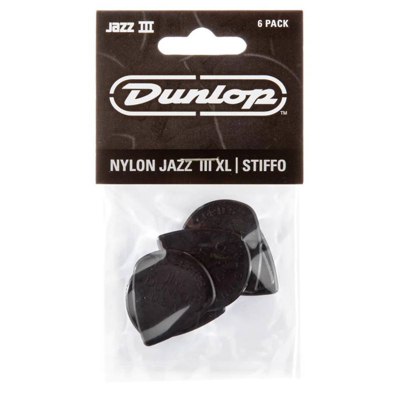 Медіатори Dunlop 47PXLS Nylon Jazz III Player's Pack 1.38 mm (6 шт.)