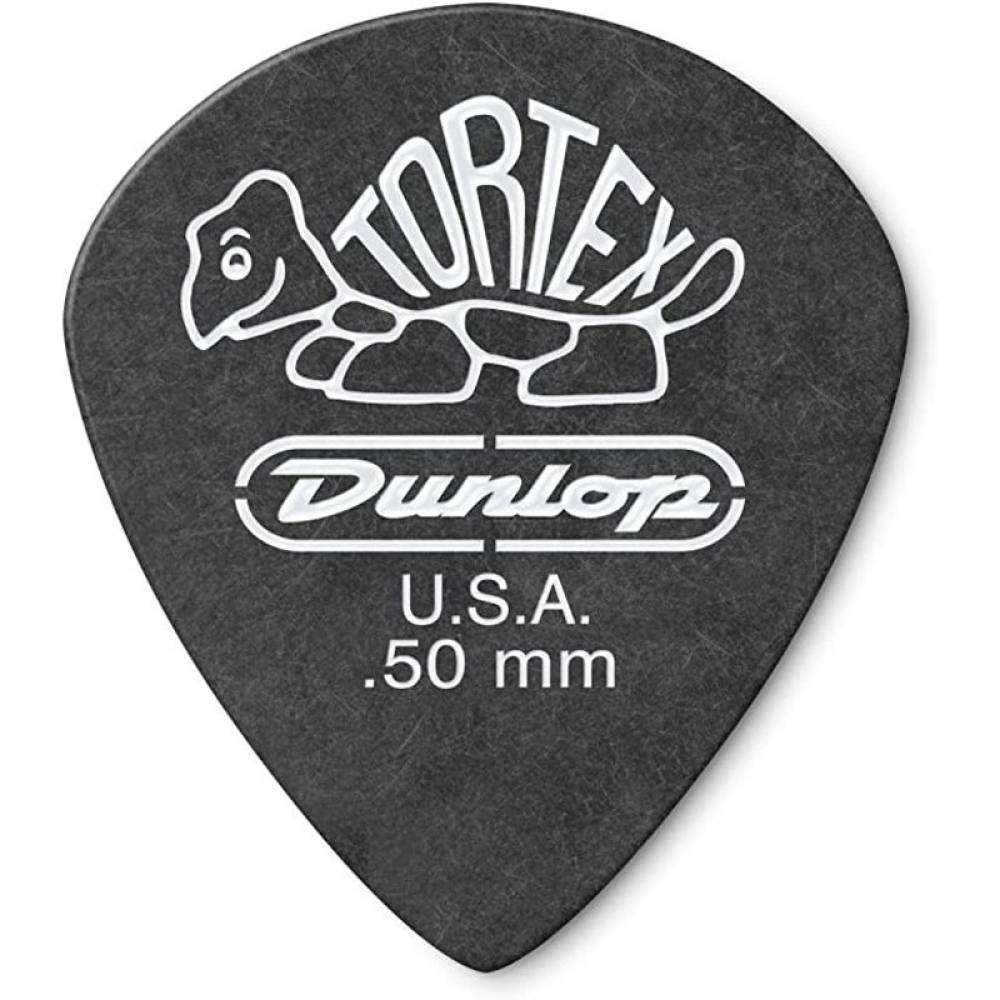 Медіатори Dunlop 482P0.50 Tortex Pitch Black Jazz III Player's Pack 0.50 mm (12 шт.)