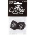 Медіатори Dunlop 482P0.60 Tortex Pitch Black Jazz III Player's Pack 0.60 mm (12 шт.)