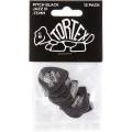Медиаторы Dunlop 482P0.73 Tortex Pitch Black Jazz III Player's Pack 0.73 mm (12 шт.)