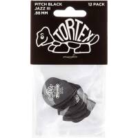 Медиаторы Dunlop 482P0.88 Tortex Pitch Black Jazz III Player's Pack 0.88 mm (12 шт.)