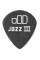 Медіатори Dunlop 482P0.88 Tortex Pitch Black Jazz III Player's Pack 0.88 mm (12 шт.)
