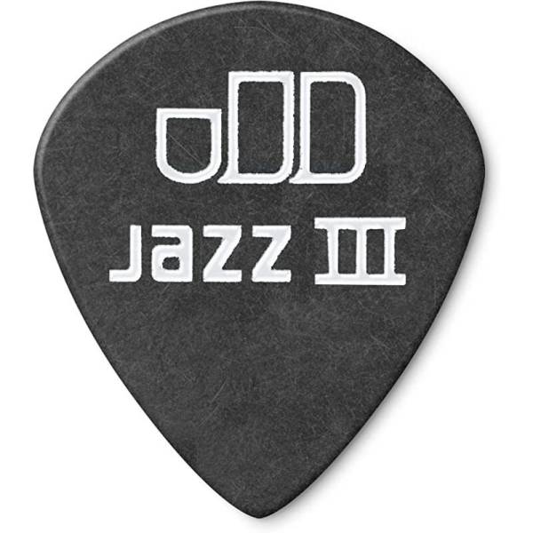 Медіатори Dunlop 482P0.88 Tortex Pitch Black Jazz III Player's Pack 0.88 mm (12 шт.)