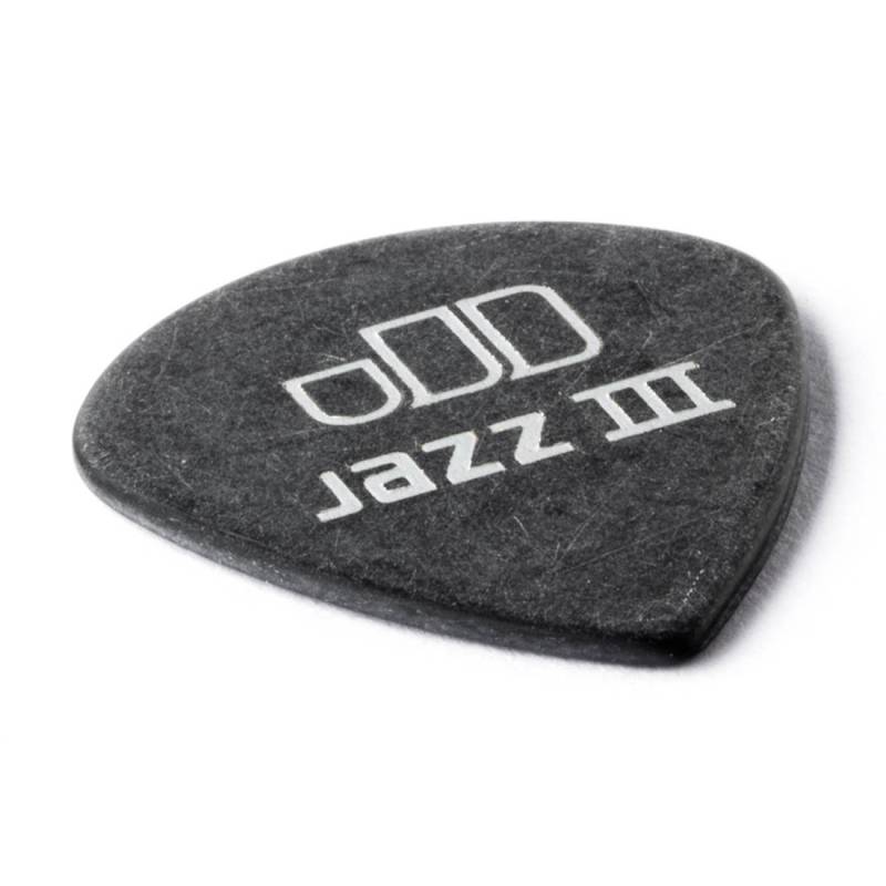 Медиаторы Dunlop 482P1.0 Tortex Pitch Black Jazz III Player's Pack 1.0 mm (12 шт.)