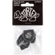 Медіатори Dunlop 482P1.35 Tortex Pitch Black Jazz III Player's Pack 1.35 mm (12 шт.)