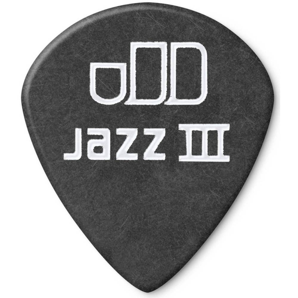 Медіатори Dunlop 482P1.35 Tortex Pitch Black Jazz III Player's Pack 1.35 mm (12 шт.)