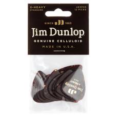 Медіатори Dunlop 483P05XH Genuine Celluloid Classic Shell Extra Heavy Player's Pack (12 шт.)