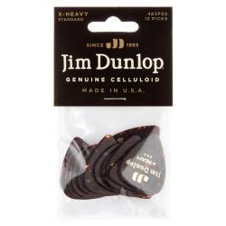 Медіатори Dunlop 483P05XH Genuine Celluloid Classic Shell Extra Heavy Player's Pack (12 шт.)