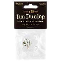 Медиаторы Dunlop 483P01MD Genuine Celluloid Classic White Medium Player's Pack (12 шт.)