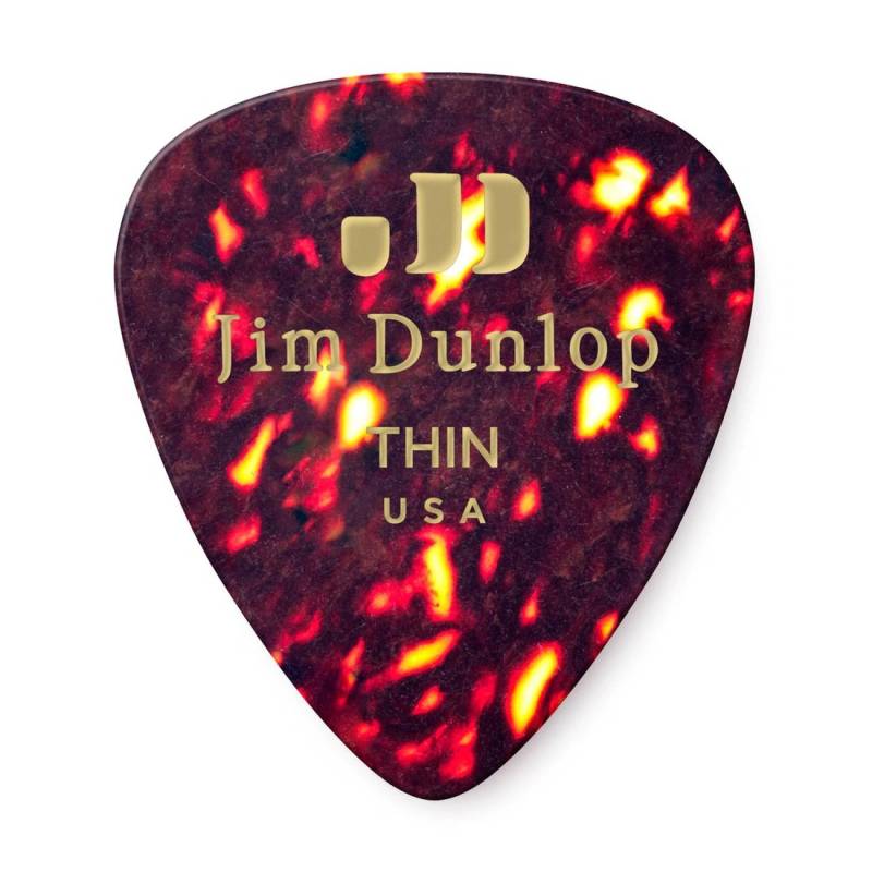 Медиаторы Dunlop 483P05TH Genuine Celluloid Classic Shell Thin Player's Pack (12 шт.)