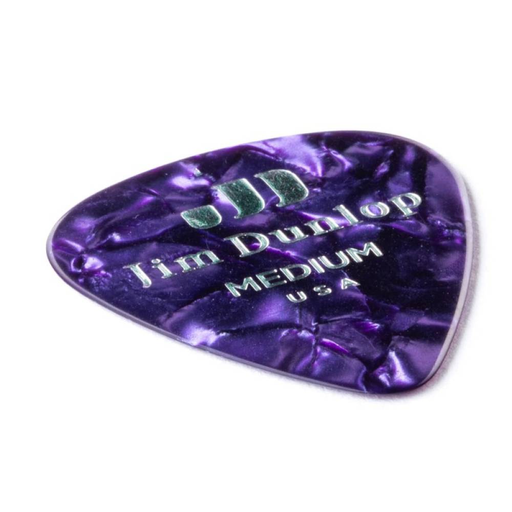 Медиаторы Dunlop 483P13MD Genuine Celluloid Purple Pearloid Medium Player's Pack (12 шт.)