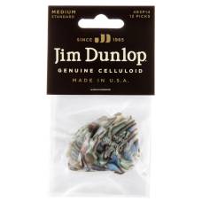 Медіатори Dunlop 483P14MD Genuine Celluloid Classic Abalone Medium Player's Pack (12 шт.)
