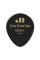 Медиаторы Dunlop 485P03HV Genuine Celluloid Teardrop Black Heavy Player's Pack (12 шт.)