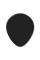 Медиаторы Dunlop 485P03HV Genuine Celluloid Teardrop Black Heavy Player's Pack (12 шт.)