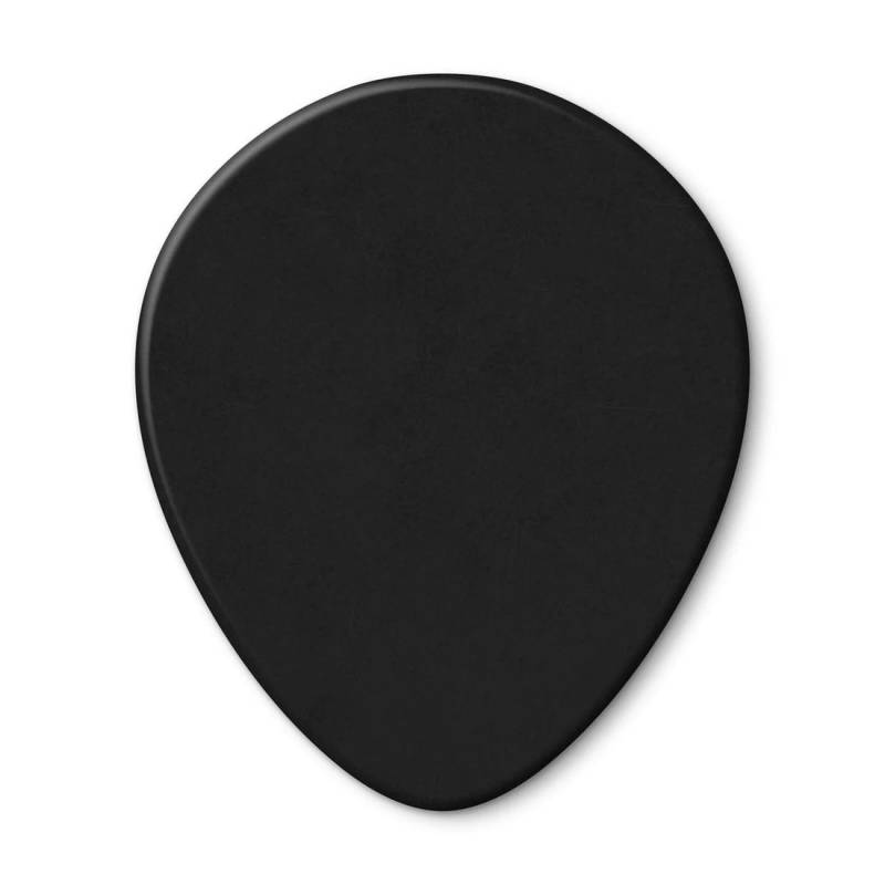 Медиаторы Dunlop 485P03HV Genuine Celluloid Teardrop Black Heavy Player's Pack (12 шт.)