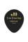 Медиаторы Dunlop 485P03MD Genuine Celluloid Teardrop Black Medium Player's Pack (12 шт.)
