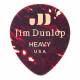Медиаторы Dunlop 485P05HV Genuine Celluloid Teardrop Shell Heavy Player's Pack (12 шт.)