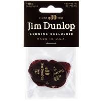 Медіатори Dunlop 485P05TH Genuine Celluloid Teardrop Shell Thin Player's Pack (12 шт.)