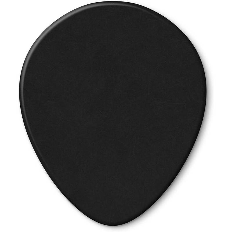 Медиатор Dunlop 485R03HV Genuine Celluloid Black Tear Drop Guitar Pick (1 шт.)