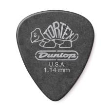 Медиатор Dunlop 4880 Tortex Pitch Black Guitar Pick 1.14 mm (1 шт.)