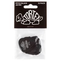 Медіатори Dunlop 488P.60 Tortex Pitch Black Standard Player's Pack 0.60 mm (12 шт.)
