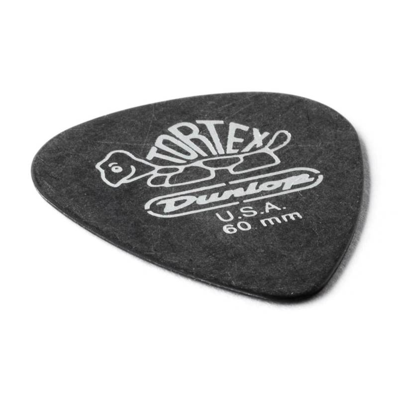 Медіатори Dunlop 488P.60 Tortex Pitch Black Standard Player's Pack 0.60 mm (12 шт.)
