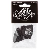 Медіатори Dunlop 488P.73 Tortex Pitch Black Player's Pack 0.73 mm (12 шт.)