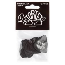 Медіатори Dunlop 488P.88 Tortex Pitch Black Standard Player's Pack 0.88 mm (12 шт.)
