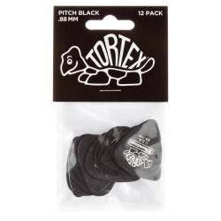 Медіатори Dunlop 488P.88 Tortex Pitch Black Standard Player's Pack 0.88 mm (12 шт.)
