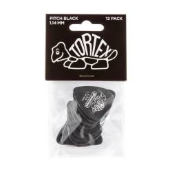 Медіатори Dunlop 488P1.14 Tortex Pitch Black Standart Guitar Pick 1.14 mm (12 шт.)