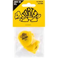 Медіатори Dunlop 498P0.73 Tortex Jazz III XL Player's Pack 0.73 mm (12 шт.)