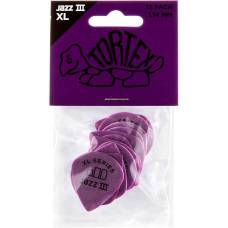 Медиаторы Dunlop 498P1.14 Tortex Jazz III XL Player's Pack 1.14 mm (12 шт.)