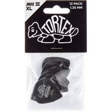 Медиаторы Dunlop 498P1.35 Tortex Jazz III XL Player's Pack 1.35 mm (12 шт.)