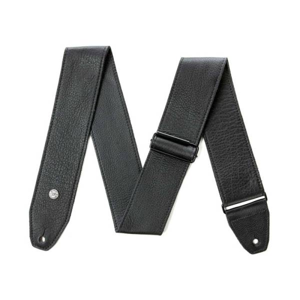Ремень для гитары DUNLOP BMF15BK BMF TRI-GLIDE LEATHER BLACK STRAP