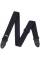 Ремень для гитары Dunlop D27-01BK Ribbed Cotton Strap Black