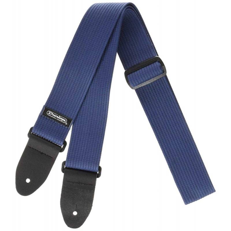 Ремень для гитары Dunlop D27-01NV Ribbed Cotton Strap Navy Blue